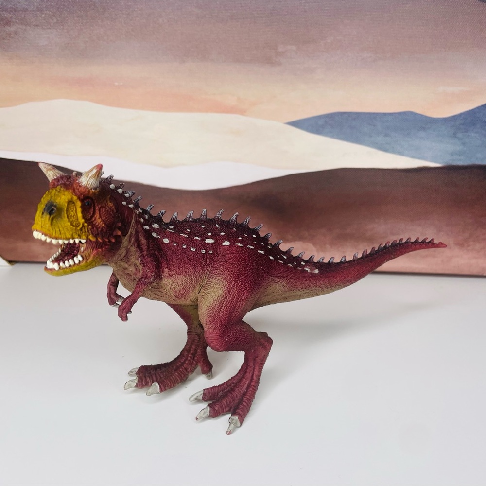 Schleich 14527 Carnotaurus Dinosaur Figure Retired collectible dinosaur toy